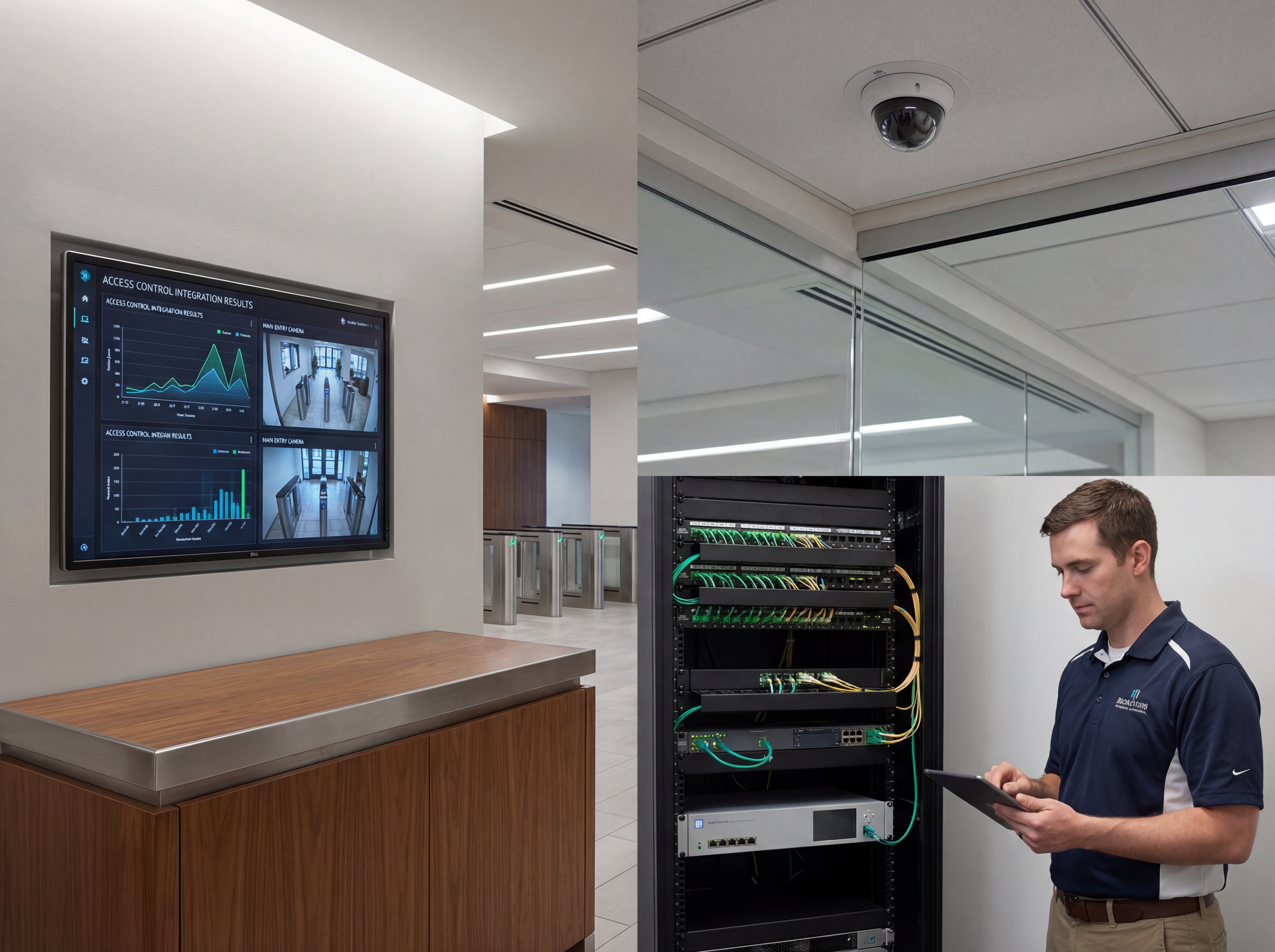 Dashboard and field setup related to Pairing Access Control with Security Cameras for Better Audits