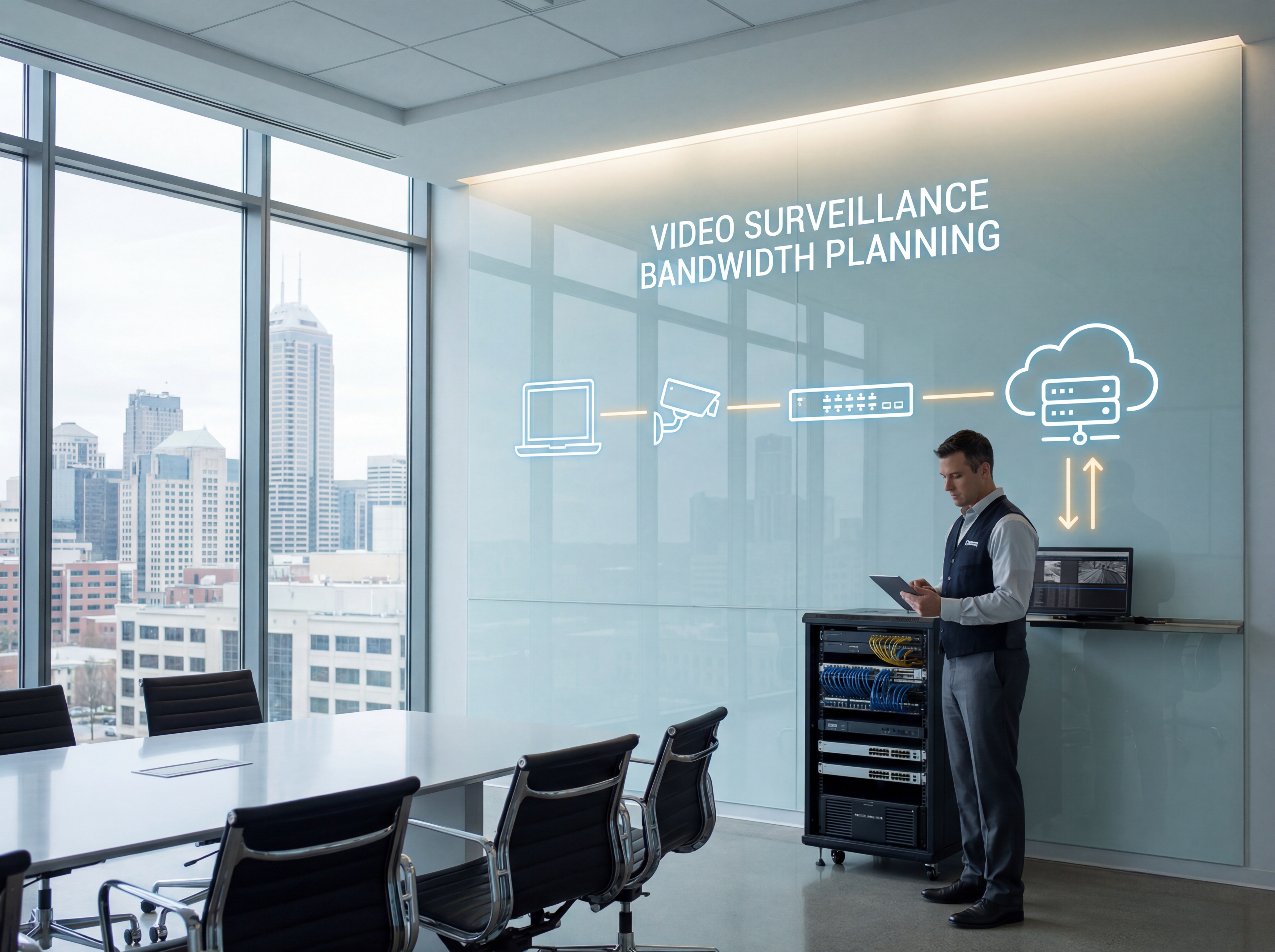 Workflow for Bandwidth Planning for Video Surveillance and Wi-Fi Guests
