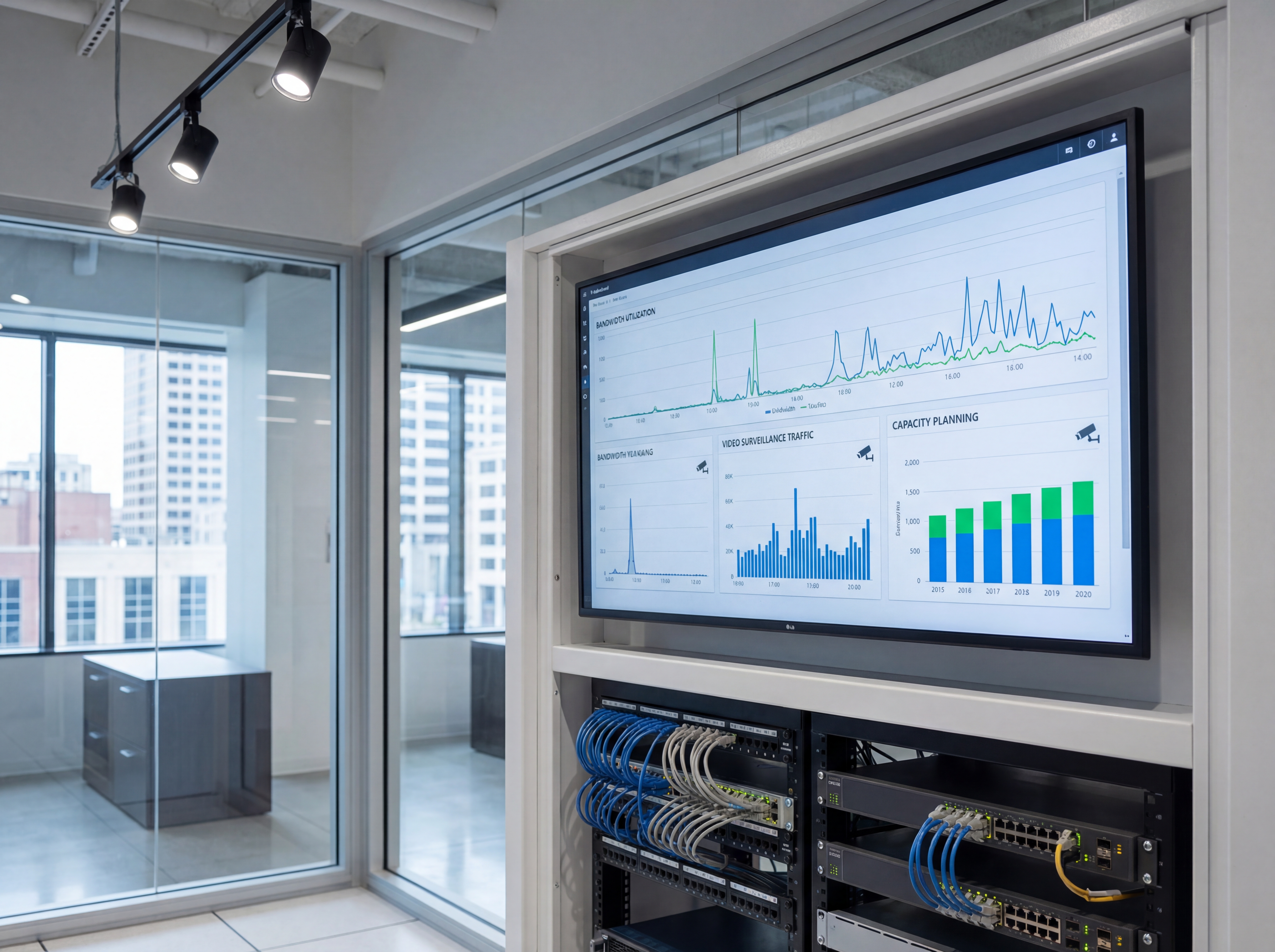 Dashboard and field setup related to Bandwidth Planning for Video Surveillance and Wi-Fi Guests