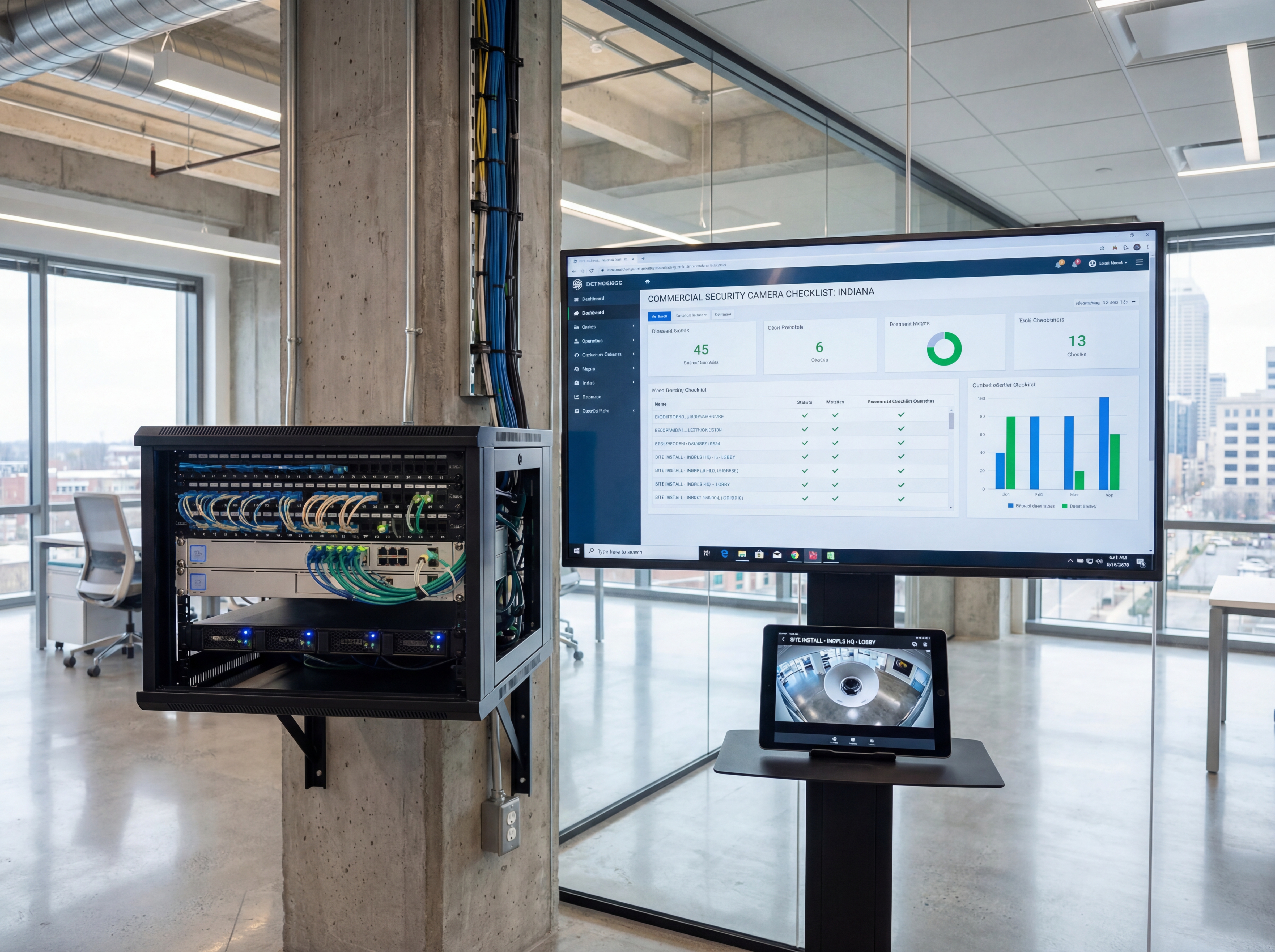 Dashboard and field setup related to Commercial Security Camera Checklist Indiana Property Managers Use