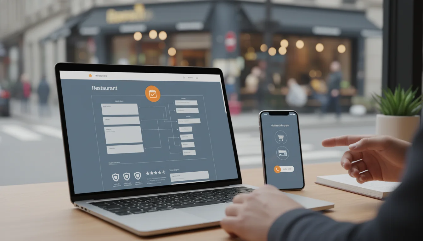 Diseno Web para Restaurantes: Que Convierte Vistas del Menu en Pedidos visual de apoyo