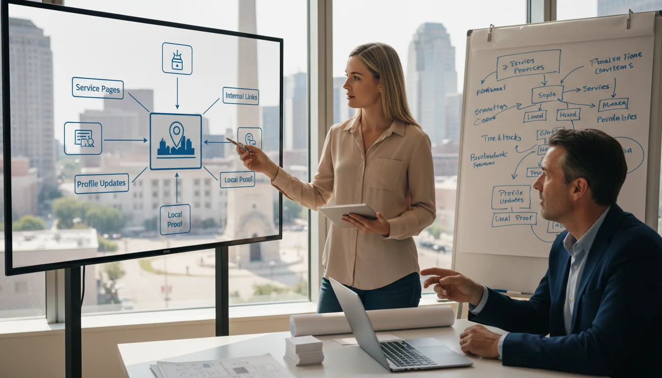 Service Area Landing Pages for Small Business: Rank Locally Without Thin City Pages support visual