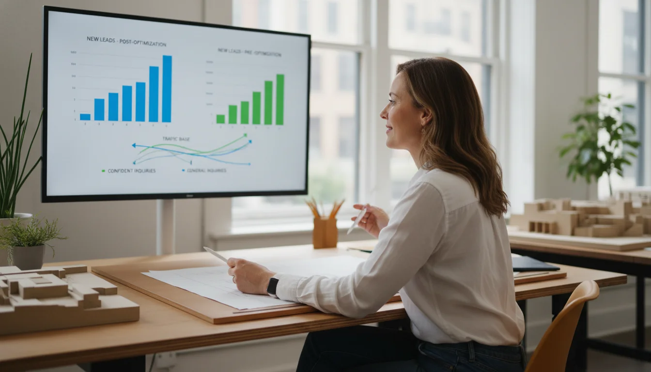 Conversion Web para Negocio Pequeno: Por Que Mas Trafico No Basta visual de resultados