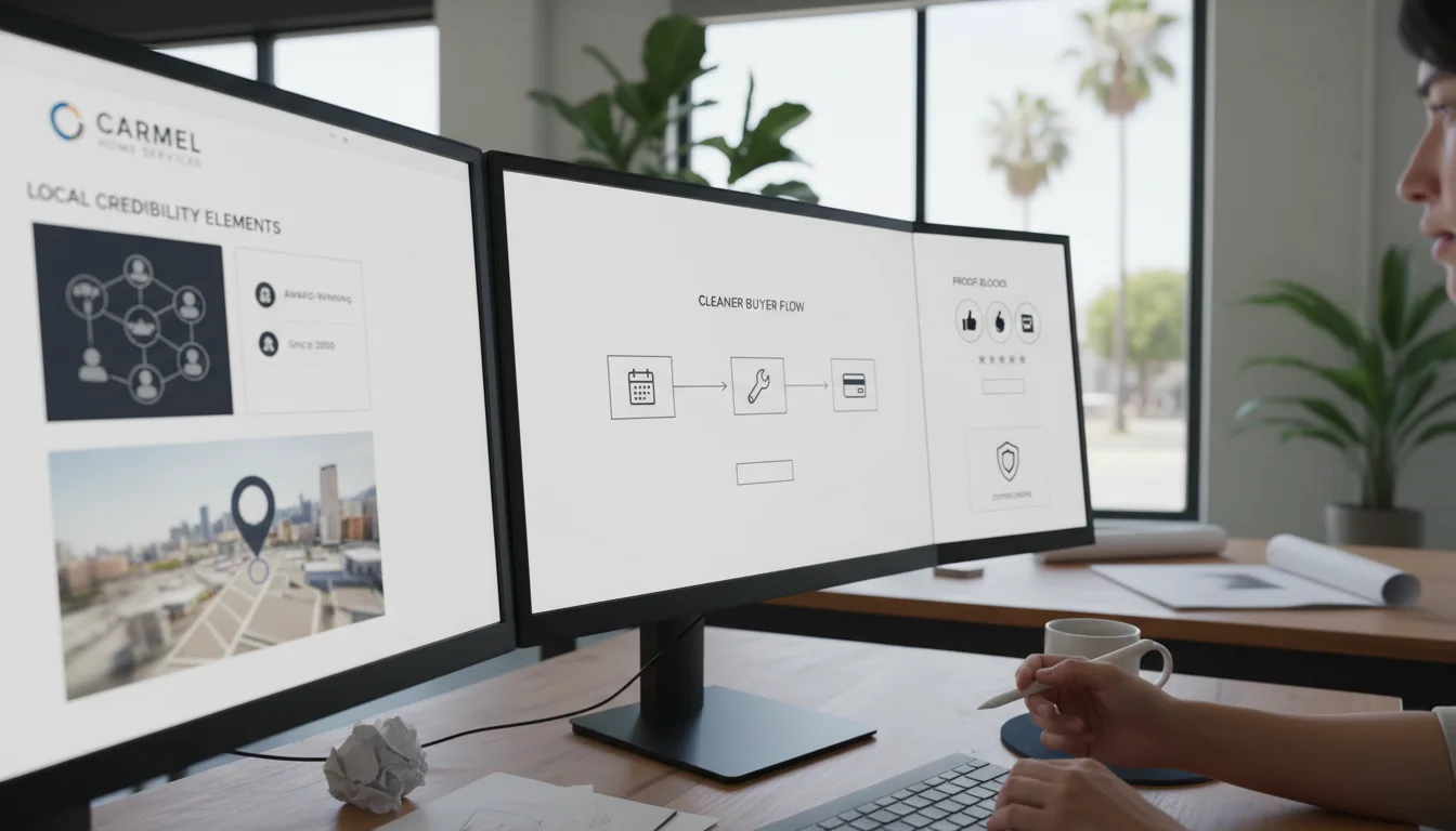 Website Design Carmel: Why Local Trust Signals Matter More Than Fancy Layouts support visual