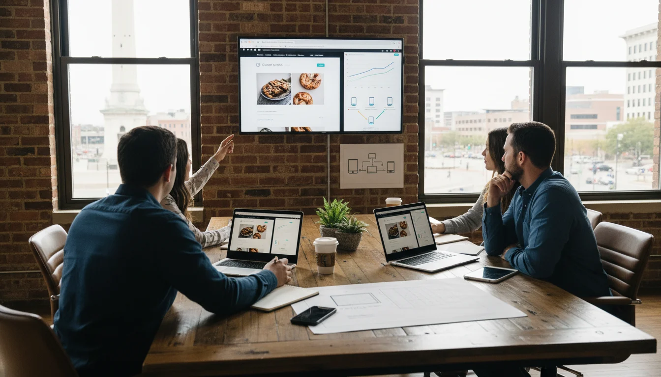 Escenario de solucion en optimizacion de diseno web responsivo con implementacion y mejores resultados.