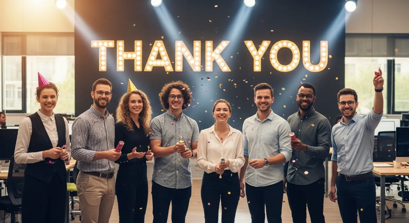 Clients celebrating after scheduling a strategy session