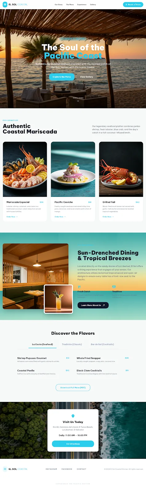 Coastal Salvadoran Restaurant by Sowynet
