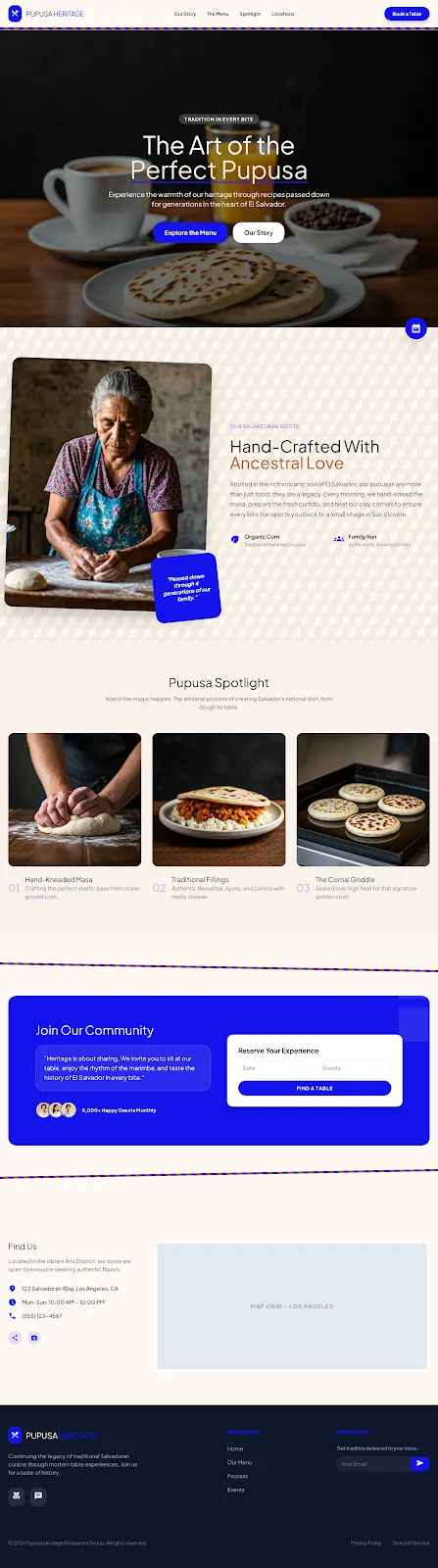 Salvadoran Heritage Restaurant by Sowynet