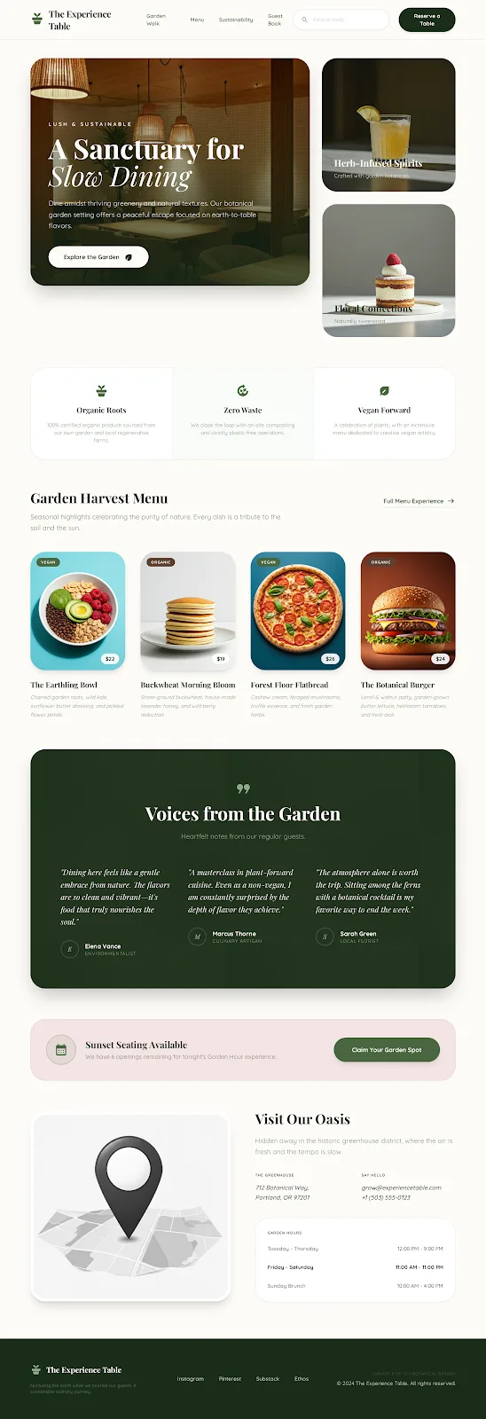 Local Eatery Website by Sowynet